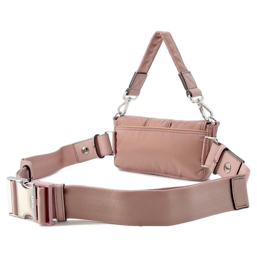 Fendi Mamma Bucket Shoulder Bag Porter Collaboration Pink7as138 Nylon