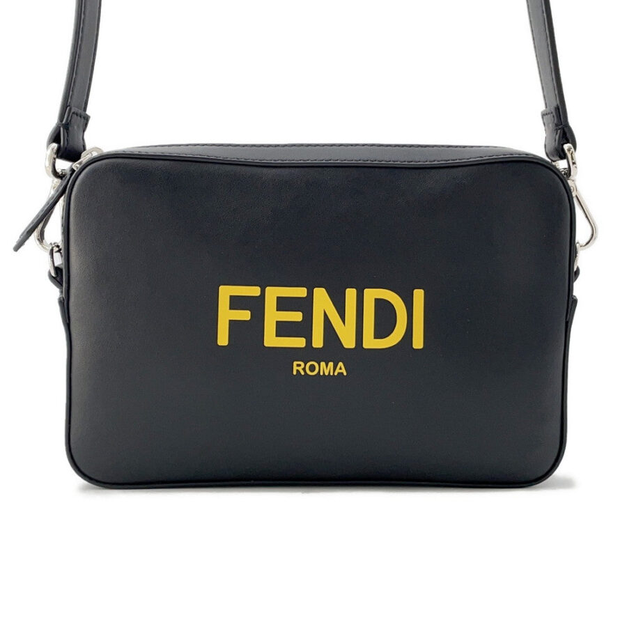 Fendi handbag black – front view
