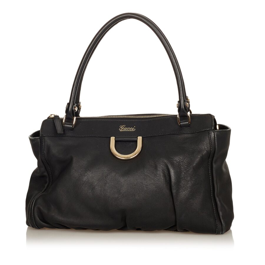 Gucci Abbey D-Ring Tote Bag Black | Studio Nafay