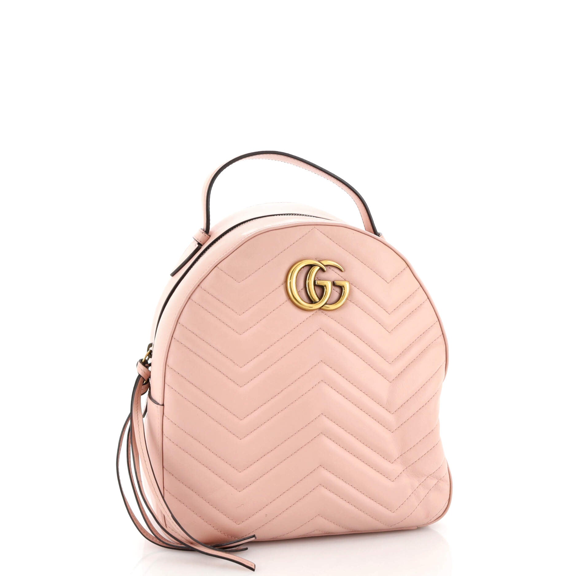GG Marmont Backpack Matelasse Leather Small