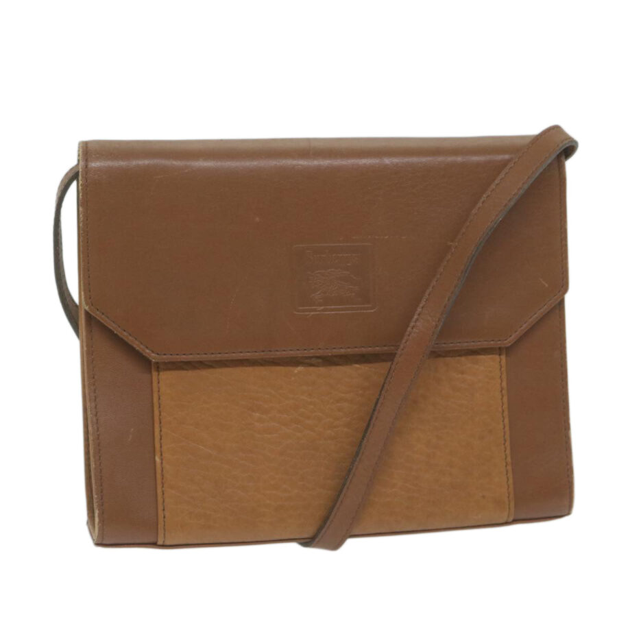 BURBERRYSs Shoulder Bag Leather Brown Auth 65946 | Studio Nafay
