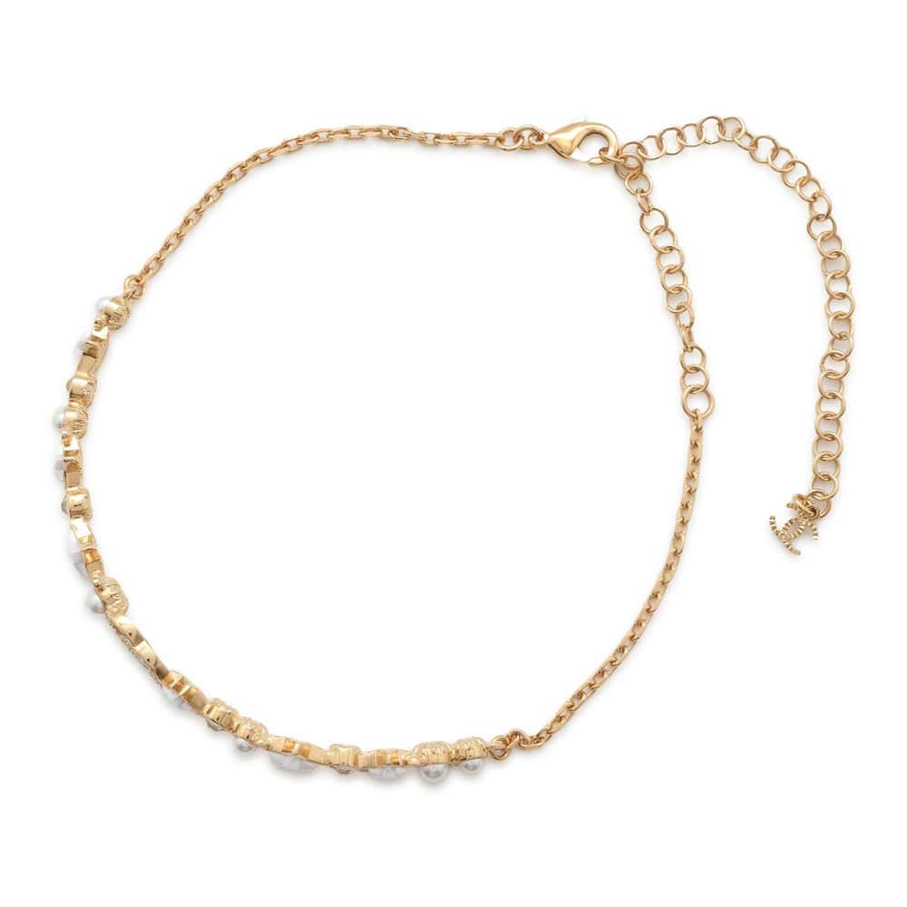 Chanel handbag gold – front view