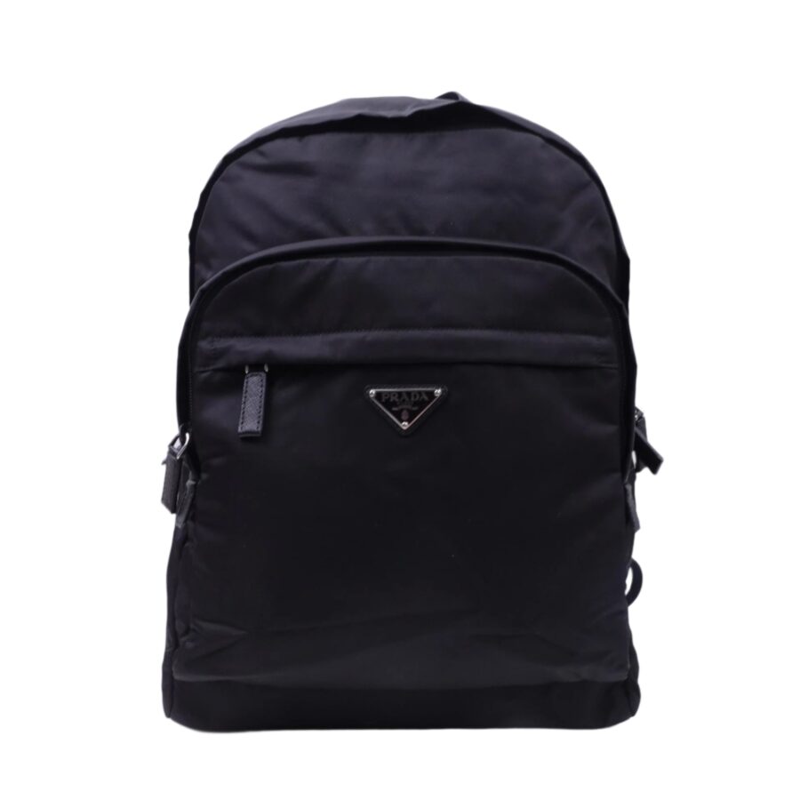Black Re-Nylon Backpack | Studio Nafay