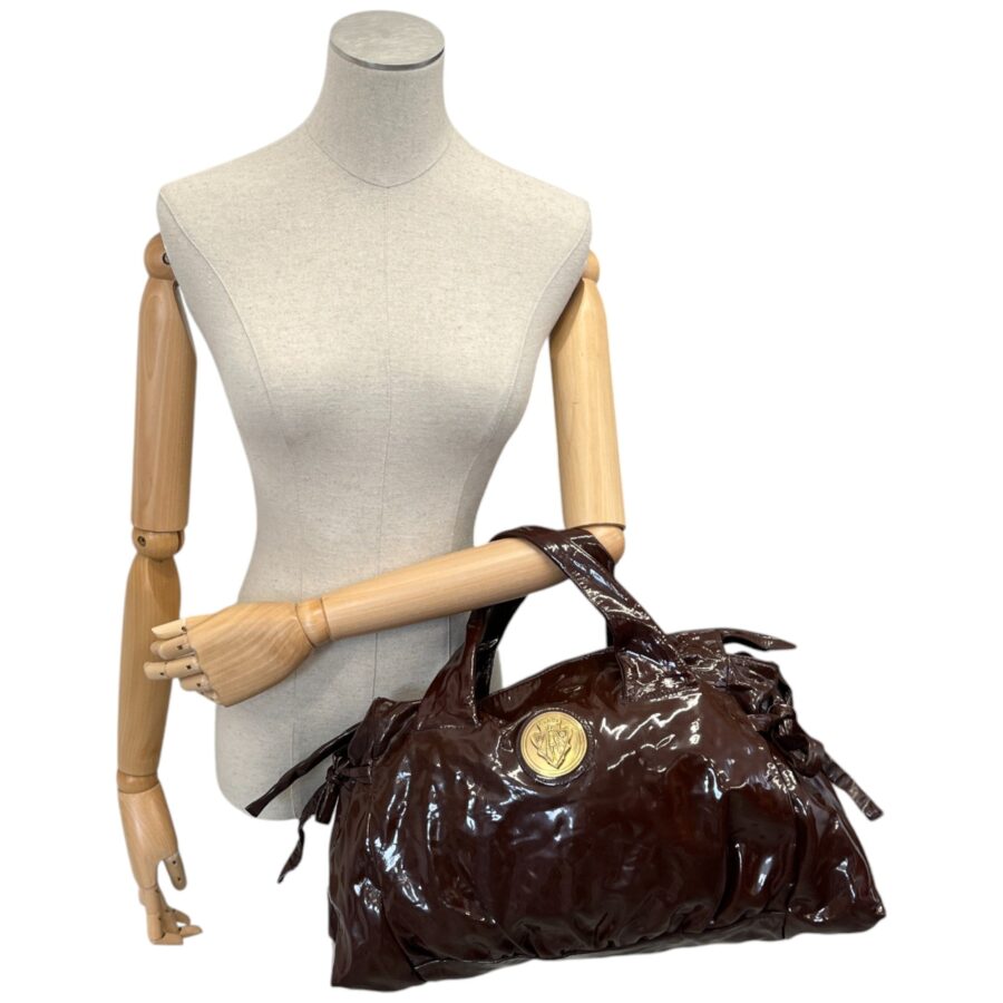 Designer handbag brown – front view