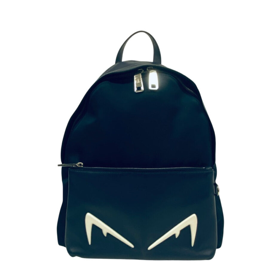 Fendi Backpack navy bag – front view