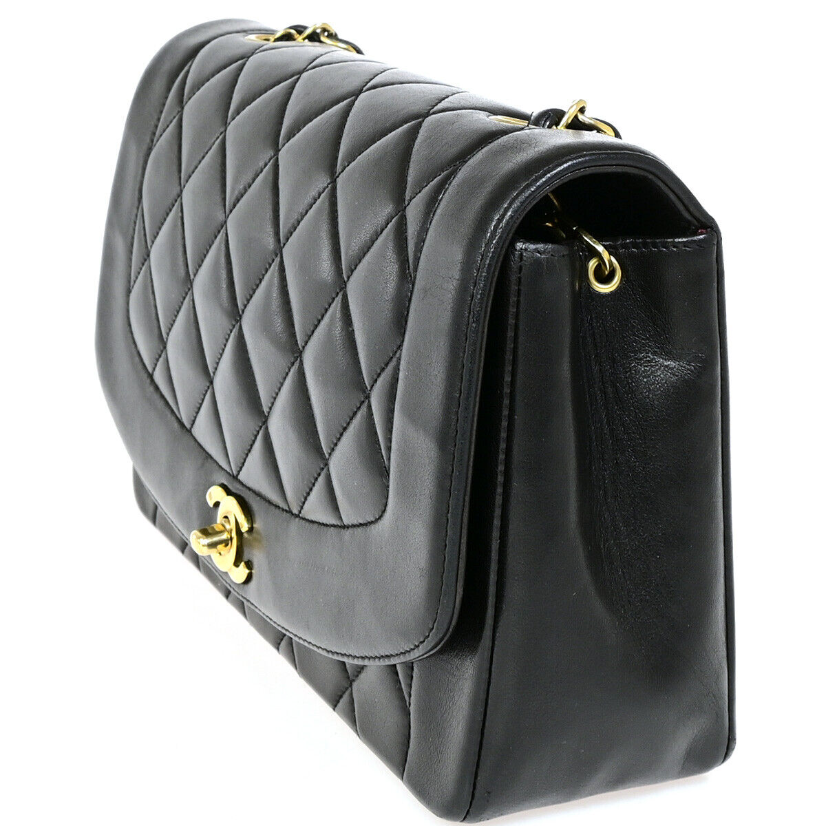 Chanel 25 Leather Black Crossbody Bag