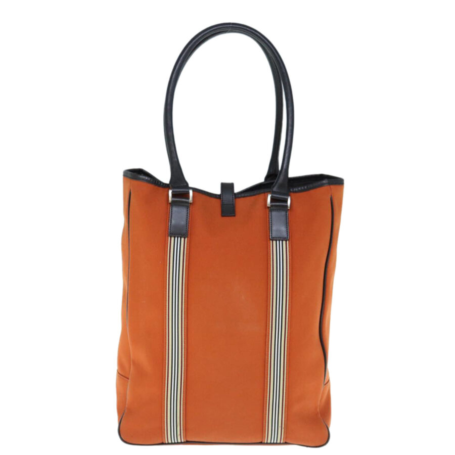 Burberry Black label Shoulder Bag Canvas Orange Auth bs11428 | Studio Nafay
