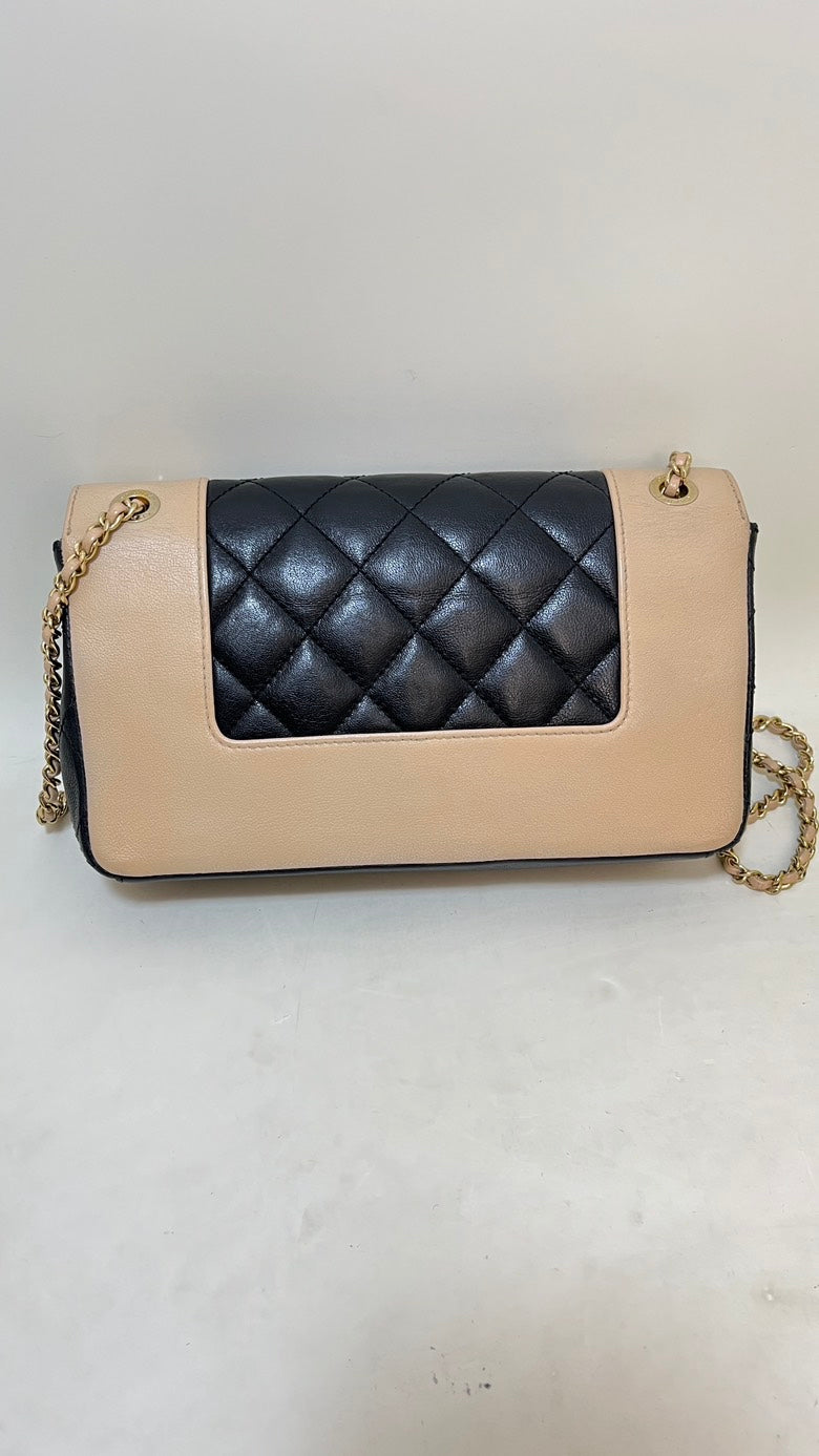 Chanel Flap Leather Black Shoulder Bag 4