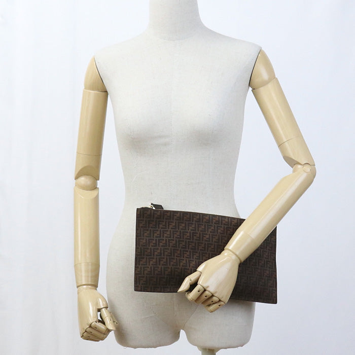 Fendi Baguette brown bag – front view